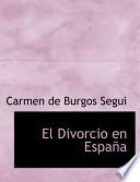 El Divorcio En Espaapa