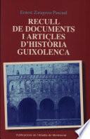 Recull De Documents I Articles D Història Guixolenca