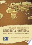 Temario Oposiciones: Geografía E Historia Para Educación Secundaria