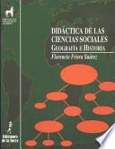 libro Didáctica De Las Ciencias Sociales, Geografía E Historia