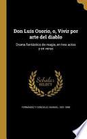 libro Spa Don Luis Osorio O Vivir Po