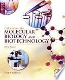 libro Calculations For Molecular Biology And Biotechnology