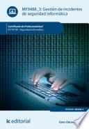 libro Gestión De Incidentes De Seguridad Informática. Ifct0109