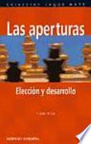 libro Las Aperturas. Elección Y Desarrollo