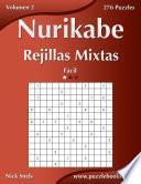 Nurikabe Rejillas Mixtas   Fácil   Volumen 2   276 Puzzles