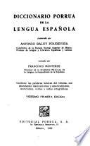 libro Diccionario Porrúa De La Lengua Española