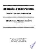 libro El Español Y Su Estructura