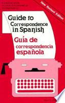 libro Guide To Correspondence In Spanish