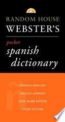 libro Random House Webster S Pocket Spanish Dictionary