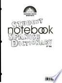 libro Random House Webster S Student Notebook Spanish Dictionary, Second Edition   Boy