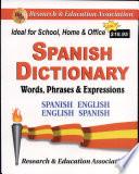 libro Spanish Dictionary