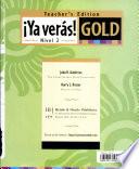 libro Ya Verás! Gold