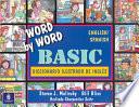 libro Word By Word Basic English/spanish Picture Dictionary