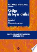 libro Código De Leyes Civiles