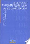 libro Escritos En Conmemoración Del Xxv Aniversario De La Constitución