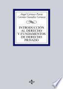 libro Introducción Al Derecho Y Fundamentos De Derecho Privado