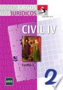 libro Juegos Jurídicos. Derecho Civil Iv: Familia 2