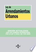 Ley De Arrendamientos Urbanos