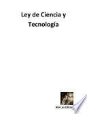 libro Ley De Ciencia Y Tecnología