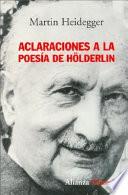 libro Aclaraciones A La Poesía De Hölderlin