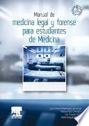 Manual De Medicina Legal Y Forense Para Estudiantes De Medicina + Studentconsult En Español