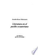 libro Literatura En El Pasillo Ecuatoriano