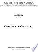 libro Obertura De Concierto