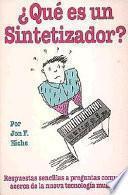 libro Qu Es Un Sintetizador?