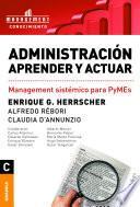 libro Administración. Aprender Y Actuar