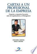 libro Cartas A Un Profesional De La Empresa