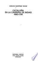 libro Cataluña En La Carrera De Indias, 1680 1756