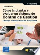 libro Cómo Implantar Y Evaluar Un Sistema De Control De Gestión