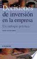 libro Decisiones De Inversión En La Empresa