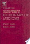 libro Elsevier S Dictionary Of Medicine