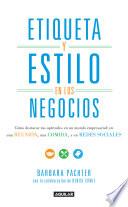 libro Etiqueta Y Estilo En Los Negocios