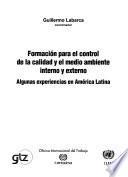 libro Formación Para El Control De La Calidad Y El Medio Ambiente Interno Y Externo