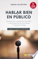 libro Hablar Bien En Público