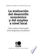 La Evaluacion Del Desarrollo Economico Y Del Empleo A Nivel Local