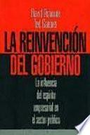 libro La Reinvención Del Gobierno