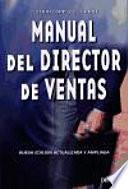 libro Manual Del Director De Ventas