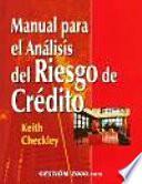 libro Manual Para El Análisis Del Riesgo De Crédito