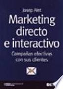 libro Marketing Directo E Interactivo