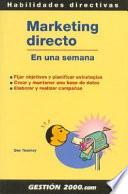 libro Marketing Directo En Una Semana