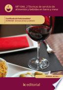 libro Técnicas De Servicio De Alimentos Y Bebidas En Barra Y Mesa. Hotr0508