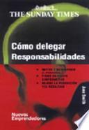 libro Cómo Delegar Responsabilidades