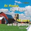 libro At Home On The Farm/mi Casa En La Granja