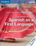 Cambridge Igcse® Spanish As A First Language Coursebook