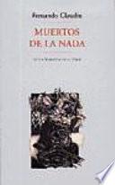 libro Muertos De La Nada