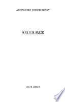 libro Solo De Amor