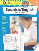 libro Spanish/english Math Practice, Grade 1